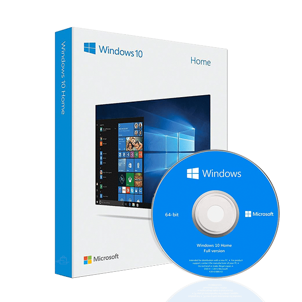 Windows Home 10 DVD - Engels - 64bit -  In verpakking