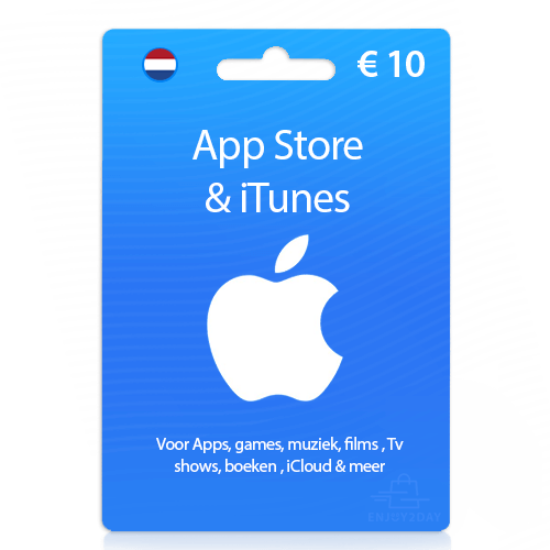 Itunes 10 euro giftcard nederland