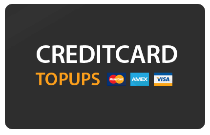Creditcards & topup Giftcards