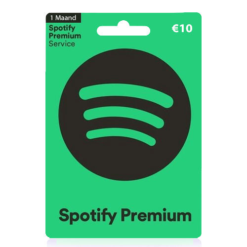 Spotify 1 maand Premium | €10 Spotify giftcard online | Nederland