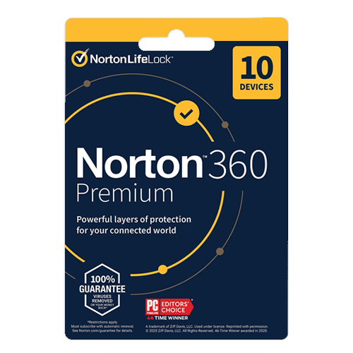 Norton 360 Premium 1 jaar 10 apparaten