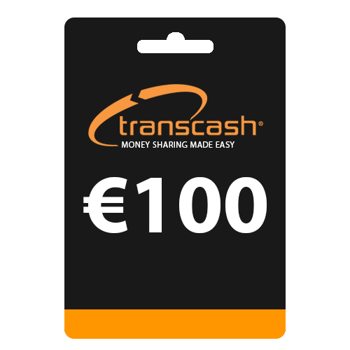 Transcash 100 euro Topup | Virtuele creditcard tegoed | Transcash Voucher
